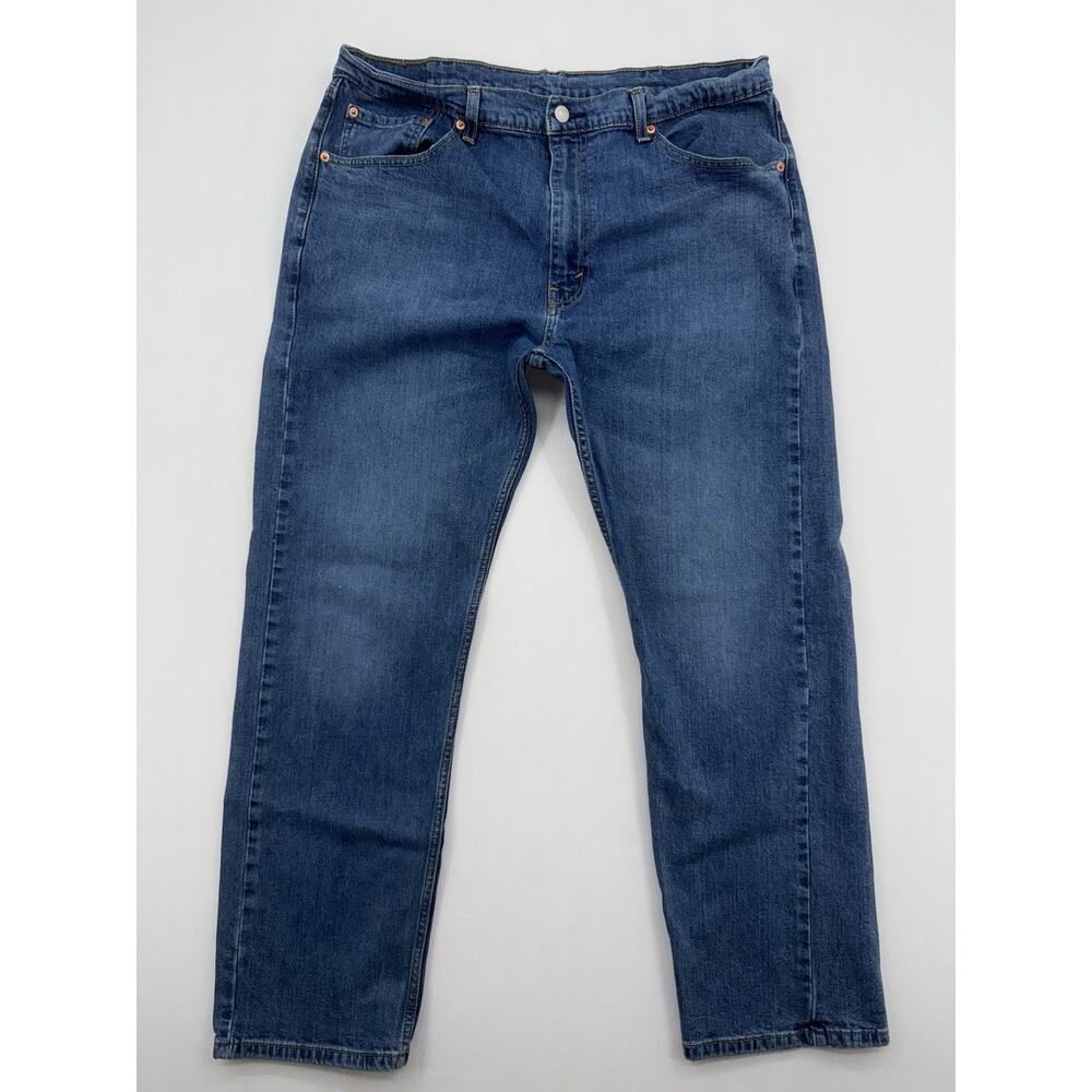 Levi's 505 Regular Fit Straight Leg Blue Jeans Men's 38W x 30L Medium Wash Denim